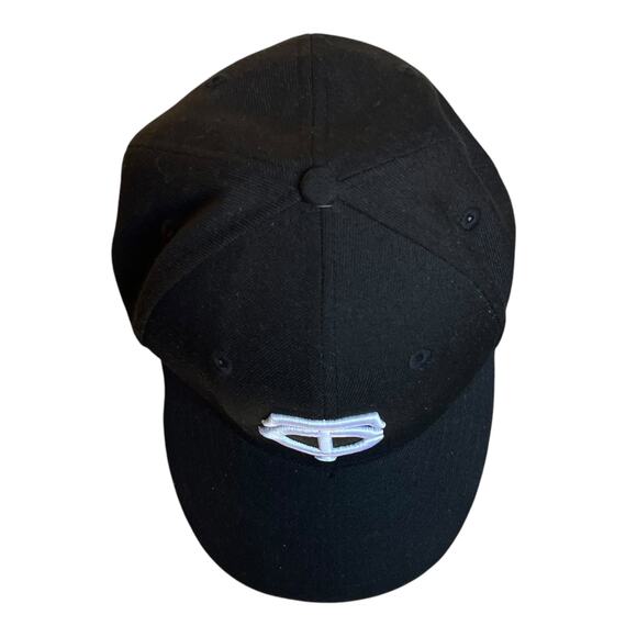 New Era 59Fitfty MLB Black White Minnesota Twins Fitted Cap Hat Low Profile - Picture 4 of 8